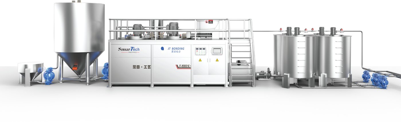 Máy pha hồ hai bộ khuấy quy trình MEP 1.5